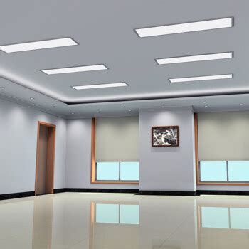 嵌入式led长条灯 办公室吸顶石膏板吊顶灯弹簧长方形过道走廊暗 ...