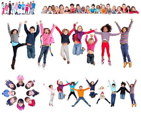 跳跃的快乐儿童摄影高清图片 - 爱图网设计图片素材下载