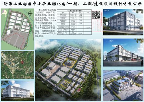 勐海工业园区中小企业孵化园（一期、二期）建设项目设计方案公示