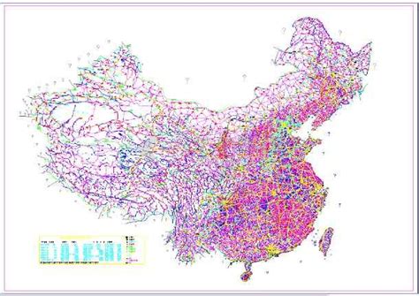 中国地图CAD版，所有交通干线都包括在内，实用。_cad图纸下载-土木在线