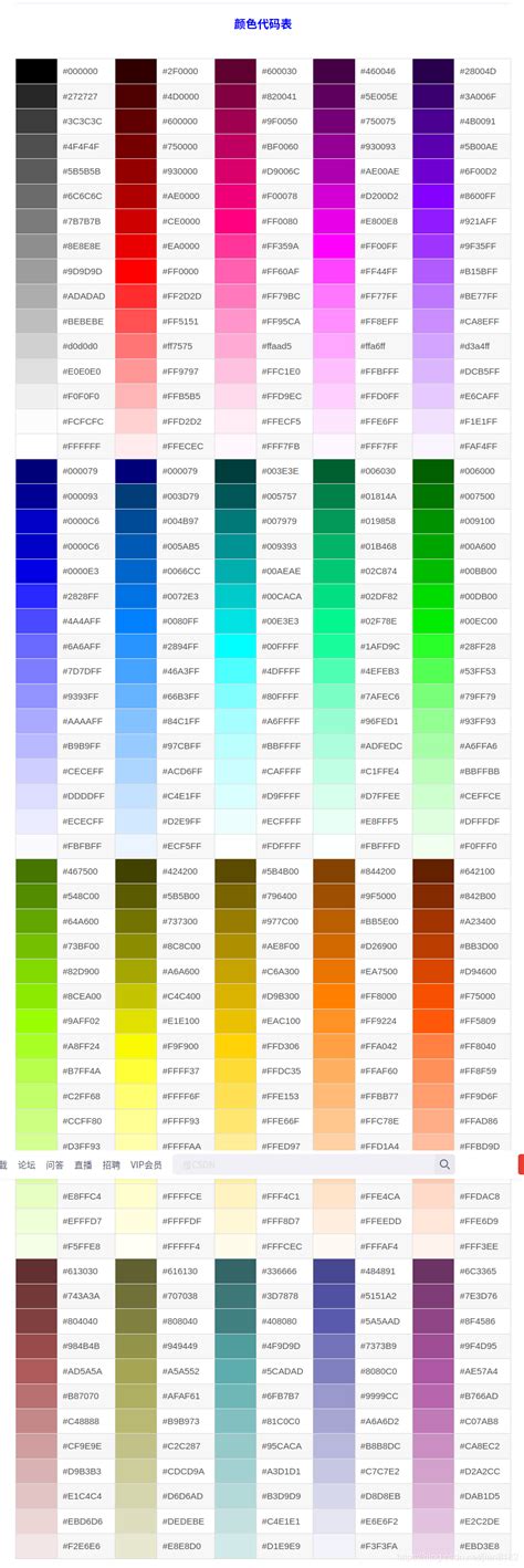 html颜色代码表（全）_三思经验网