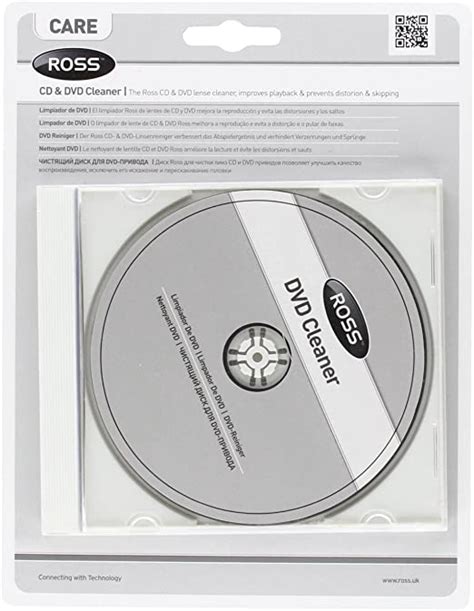 Ross CKDVD-RO - CD limpiador de reproductores y grabadores de DVD y CD ...