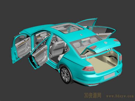 产品级大众迈腾汽车模型 大众模型 一汽大众迈腾- 3D资源网-国内最丰富的3D模型资源分享交流平台