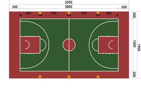 标准篮球场的图片-cad图库里面有标准篮球场的图吗