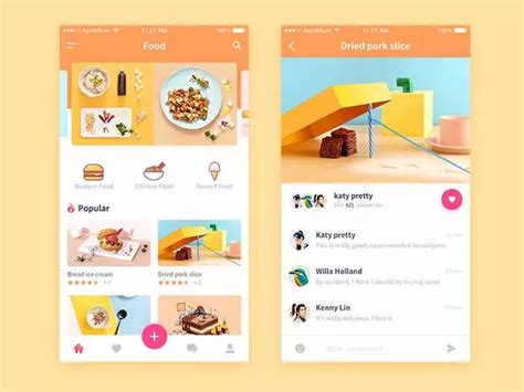美食类app页面展示-美食计划|UI|APP界面|麦子耐吉 - 原创作品 - 站酷 (ZCOOL)