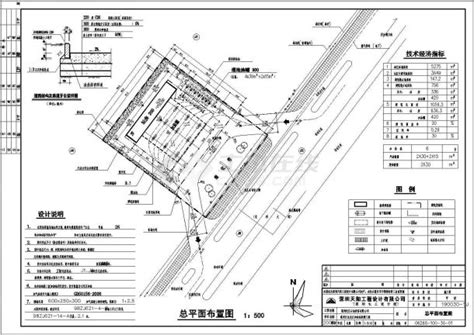 【惠州】某大型新建的加油站建筑设计CAD平面施工图_加油站_土木在线