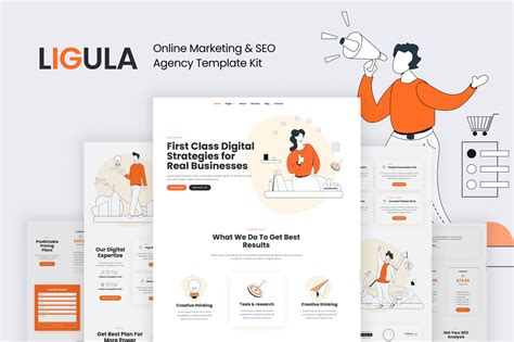 Ligula — 在线营销和SEO代理 Template Kit - 云典网