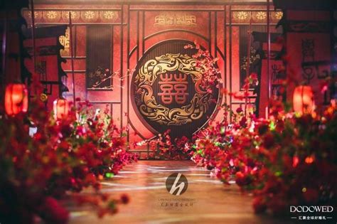 汉式婚礼主题名字(DODOWED婚礼案例推荐系列之兰玉坊宴会设计作品《汉式·蒹葭》) - 【爱喜匠】
