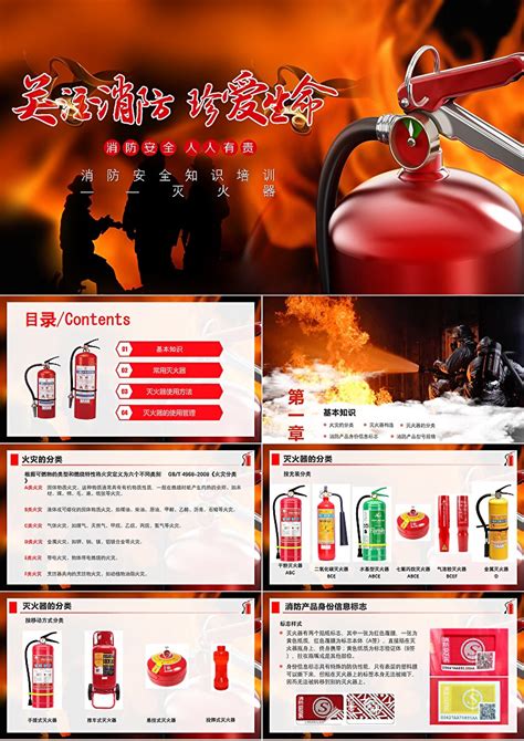 防火灾消防安全宣传学习PPT_红动网