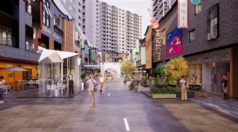 【商业街设计】中州上街商业街规划设计_空间印象商业设计-站酷ZCOOL