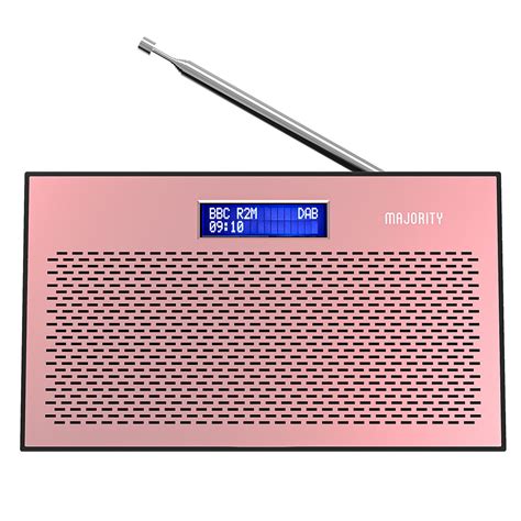 Majority Histon Compact DAB & FM Radio-Rose - Pacific Hi Fi