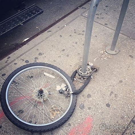 贝嫂在纽约丢自行车 粉丝求真相是如何处理剩下的轱辘--日本频道--人民网