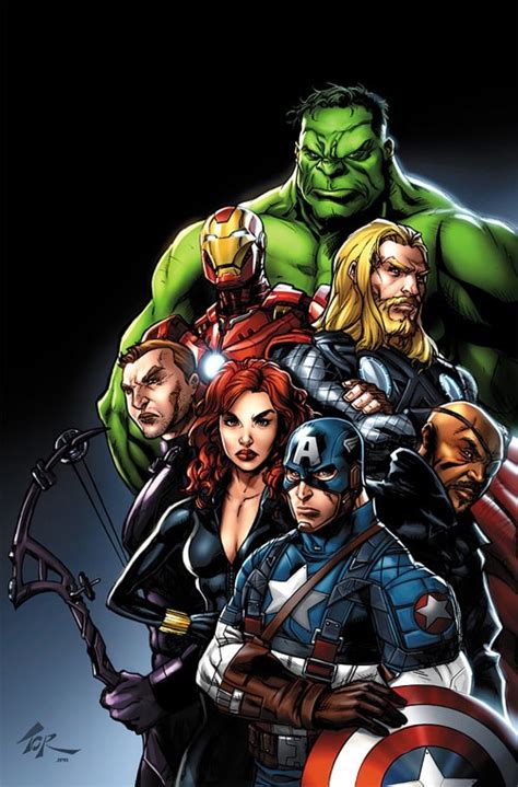 超级英雄漫画人物插画：复仇者联盟The Avengers - 设计之家