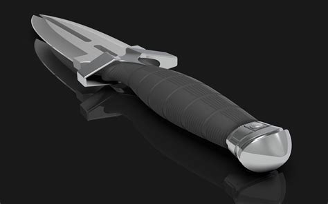 3D匕首模型素材3ds免费下载_红动中国