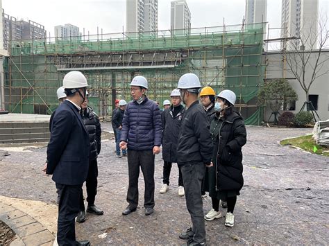 市城投集团公司副总经理黄峰带队调研城投置业集团在建项目