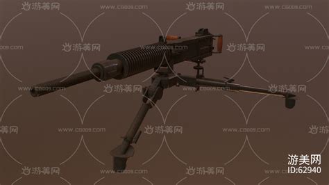 机枪 92式重机枪 抗战时期机枪 二战机枪 日军机枪-cg模型免费下载-CG99
