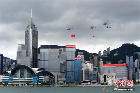 庆祝香港回归祖国25周年 金紫荆广场今早举行升旗仪式