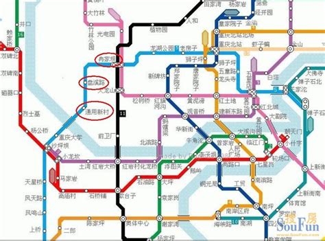 重庆轨道交通3号线可以和哪几条线路换乘？- 重庆本地宝