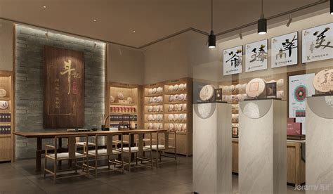 普洱茶品牌连锁店面SI设计案例解析|空间|室内设计|简米武汉品牌设计 - 原创作品 - 站酷 (ZCOOL)