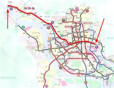 2017福州地铁4号线规划图+开工时间- 福州本地宝