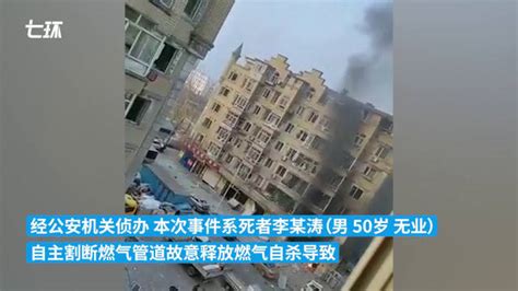 哈尔滨一小区爆炸原因系人为：男子自杀，割断燃气管道|哈尔滨市|爆炸|自杀_新浪新闻