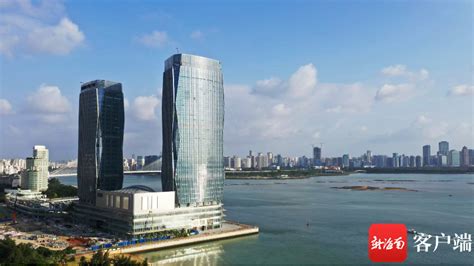 进度已达97% 海口海甸岛华彩•海口湾广场项目即将完工-新闻中心-南海网