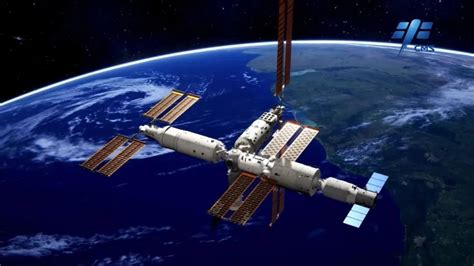 空间站 天舟二号与天和核心舱完美对接，属于中国空间站的时代已经到来 中国航天|核武器|中国航天科技