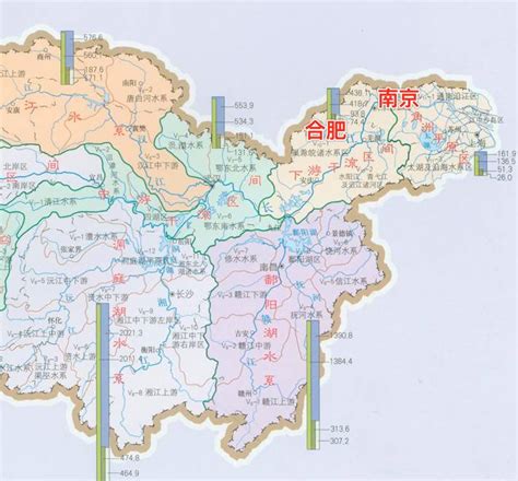 安徽三大水系图,安徽水系图_大山谷图库