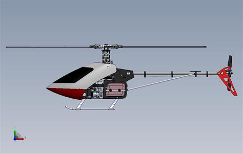 阿帕奇武装直升机_SOLIDWORKS 2013_模型图纸下载 – 懒石网