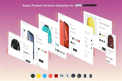 WooCommerce超级商品展示WordPress电商插件 Super Product Variation Swatches for ...