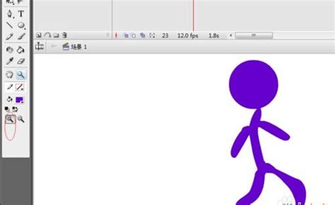 flash制作小人走路的简单动画 - 软件无忧