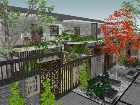 16个“中式庭院”花园设计，打造气质院落，乐享诗意家居|院落|庭院|诗意_新浪新闻