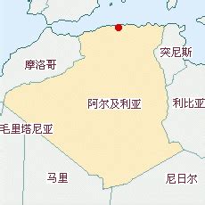 阿尔及利亚地图 - 卫星地图、位置在哪里 - 八九网