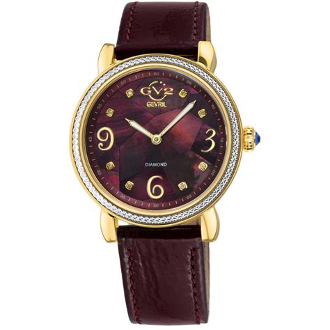 GV2 by Gevril Ravenna Mother of Pearl Dial Ladies Watch 12614