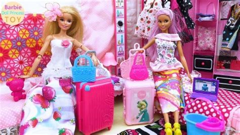 芭比娃娃玩具，白雪公主和安娜公主卧室晨例_腾讯视频