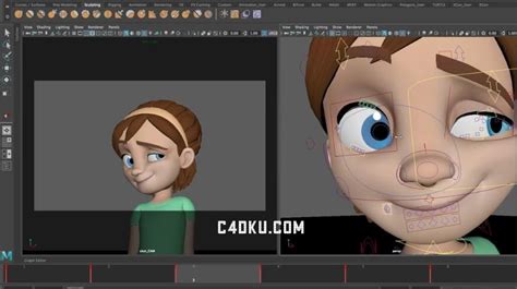 C4D教程：高级卡通角色动画的制作流程与技巧|三维|动画/影视|MG先生 - 原创作品 - 站酷 (ZCOOL)