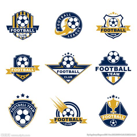 100款体育俱乐部logo设计(6) - 设计之家