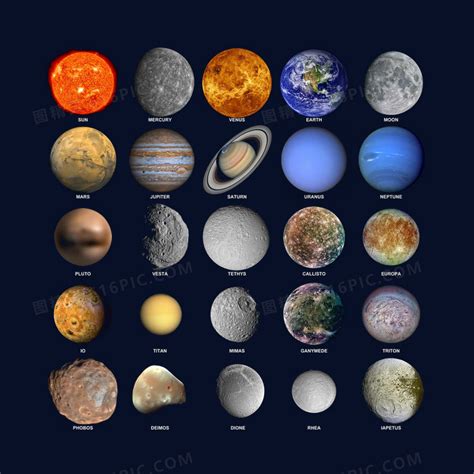 八大行星矢量图片(图片ID:1134696)_-其他-空间环境-矢量素材_ 素材宝 scbao.com