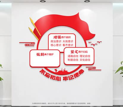四个意识海报设计图片素材_党建学习图片_海报图片_第4张_红动中国