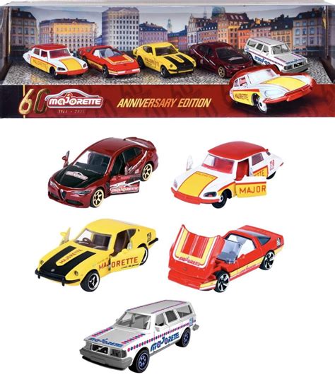 Majorette 60 Years 5-Pack Anniversary Edition 2024 – Hot Match Collectables
