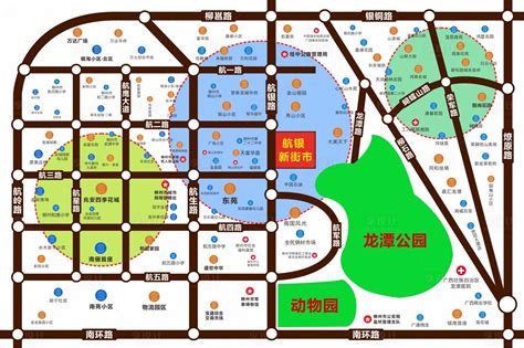 柳州地产区位图CDR广告设计素材海报模板免费下载-享设计