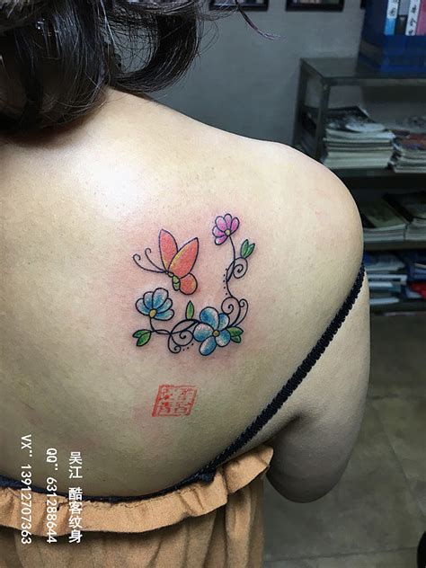 女生小腿纹身图案欣赏_上海纹身 上海纹身店 上海由龙纹身2号工作室