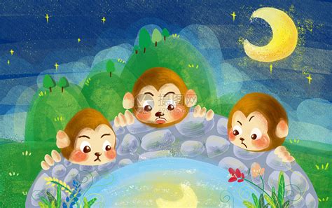 儿童故事-猴子捞月_腾讯视频