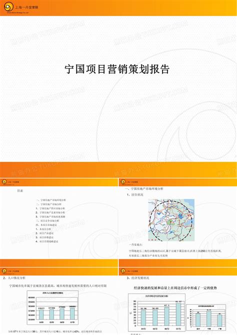 安徽宣城宁国项目市场分析及营销策划战略研究报告PPT模板下载_编号qgajyord_熊猫办公