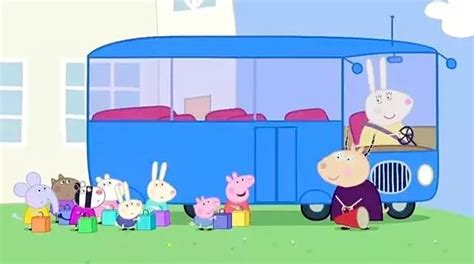 【绘本故事】《School Bus Trip》小猪佩奇之坐校车去旅行