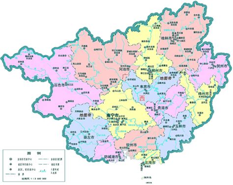 中国广西地图高清版大图_广西在中国地图上的位置 - 随意优惠券