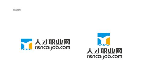北京东城人才职业网 rencaijob品牌标志设计 - 特创易