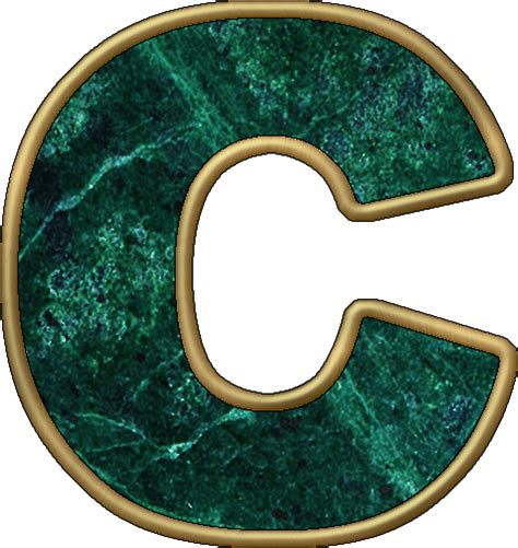 Water letter C