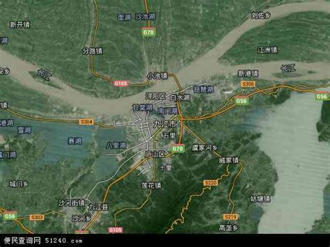 九江市地图 - 卫星地图、实景全图 - 八九网