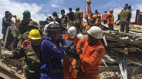 柬埔寨在建大楼倒塌致21死，涉事中国公民被控制